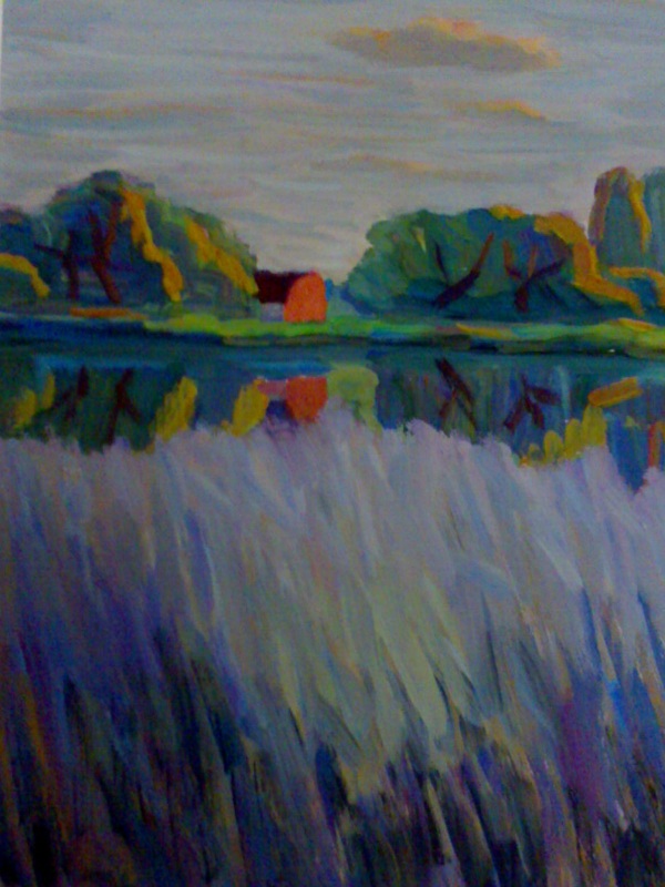 вечер.Колонтаево.