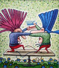 Поединок парикмахеров.