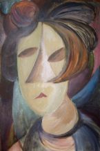 Портрет девушки с чёлкой