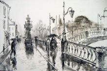 Дождь над кадажевской набережной