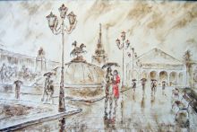 Косой дождь не помеха свиданиям