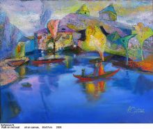 Прогулка в красной лодке