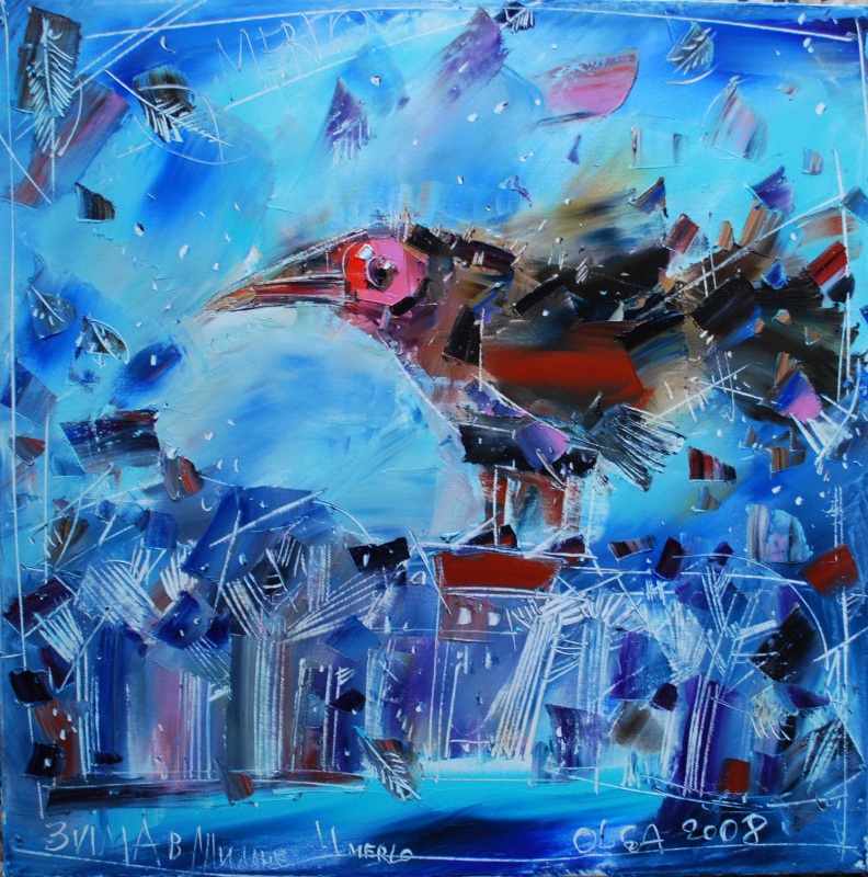 зимний скворец