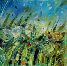 поле одуванчиков