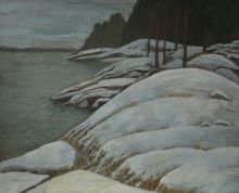 "Начало зимы. Укшозеро" бум, темпера