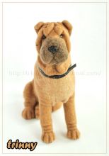 Валяная собака "Шарпейка"