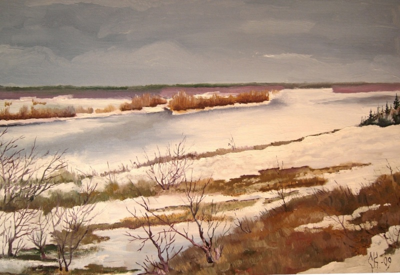 Апрель на Вычегде