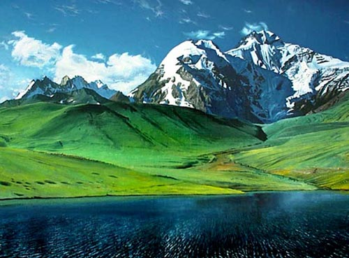 016 - Djirgital, canvas, oil, 100x70 cm