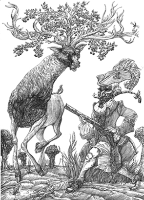 Олень Мюнхгаузена.