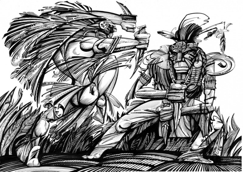 Танец ножей.