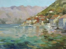 Пераст утром