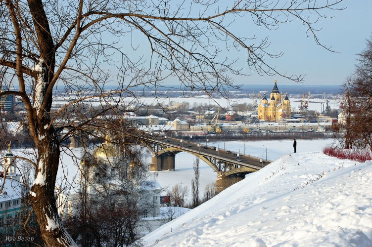Вид на Оку и Волгу
