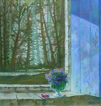 лесные фиалки