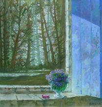 лесные фиалки