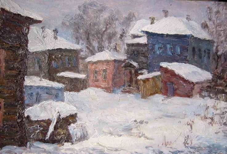 Вологда, это было. Этюд.