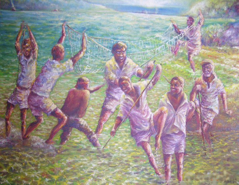 Бимини. Ловцы на мелководье. Цик  ...