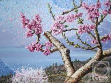 Ветка персика