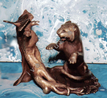 Тигр у дерева