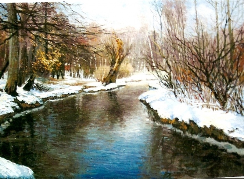 речка впарке Кузьминки