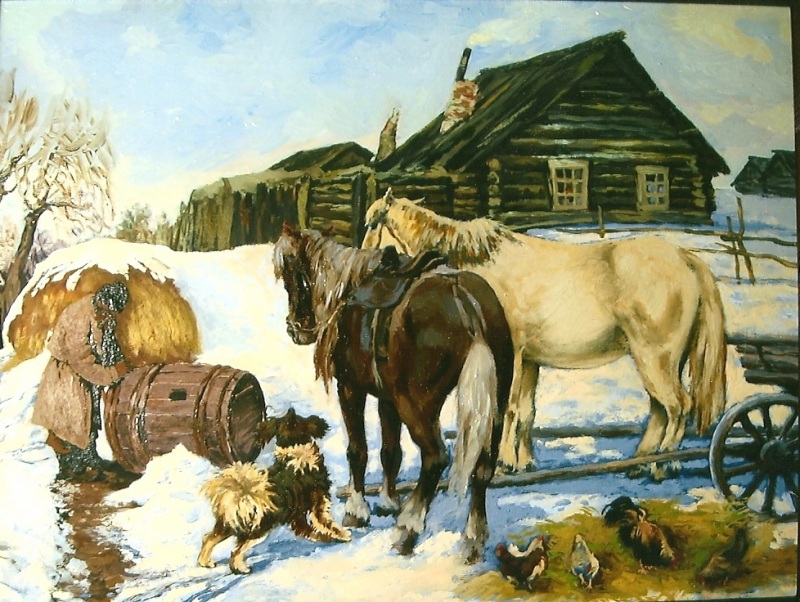 весна вдеревне