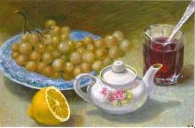 натюрморт с лимоном