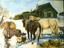 весна вдеревне