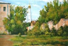 вид сзамоскворечья на колокольню  ...