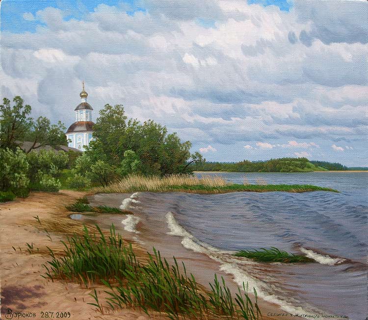 Селигер у Житенного монастыря