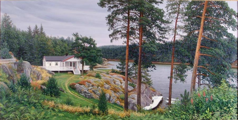 Дом у залива. Норвегия