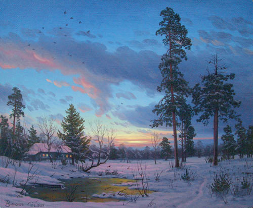 Гаснет вечер