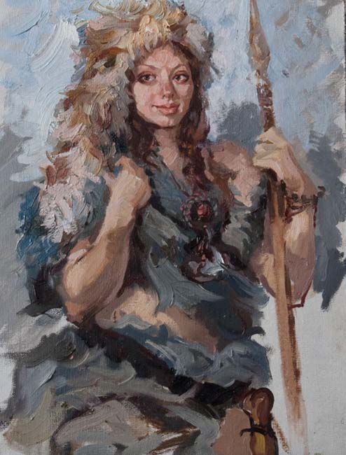 Этюд к картине «Скифы»