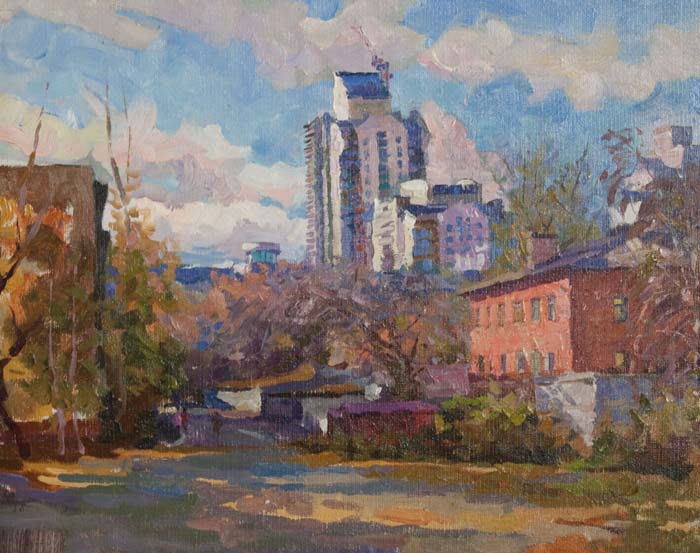 «Высотки Барнаула. Осенний мотив»