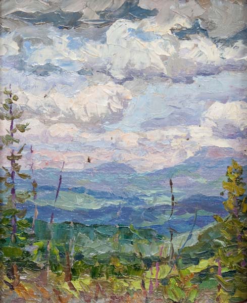 Этюд «Улаганский перевал»