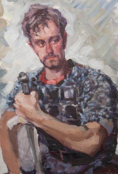 Этюд к картине «Князь Серебряный»