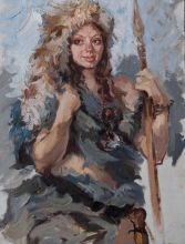 Этюд к картине «Скифы»