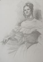 Рисунок к картине «Бал дворянского  ...