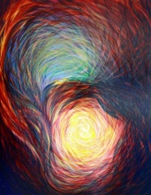 Туннель. Куда мы уходим... (из серии картин `Туннель`)