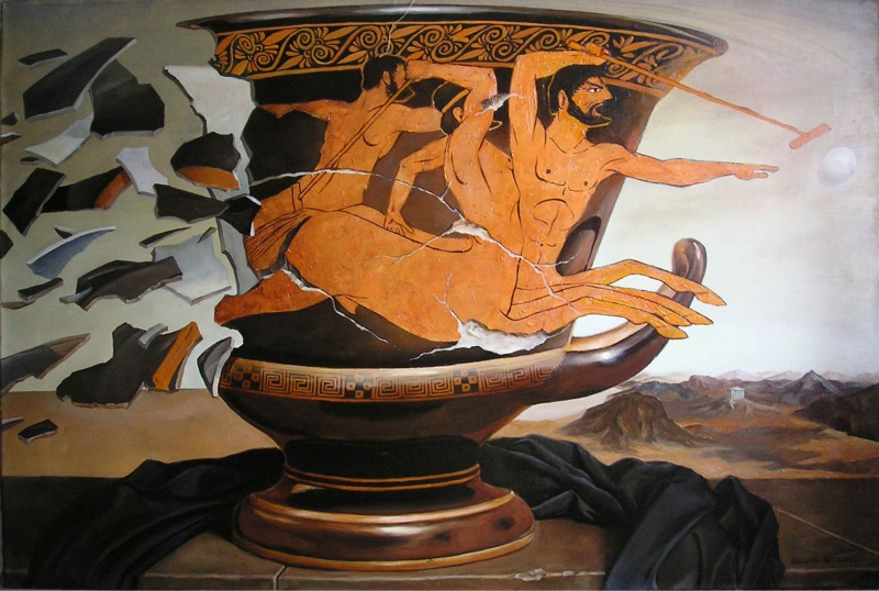 Кентавры играющие в поло