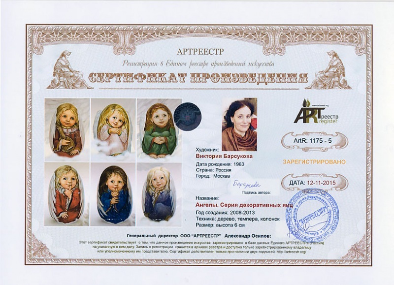 Ангелы. Серия декоративных яиц