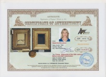 Frame.  Beginning of the 20th century. Before and after restauration