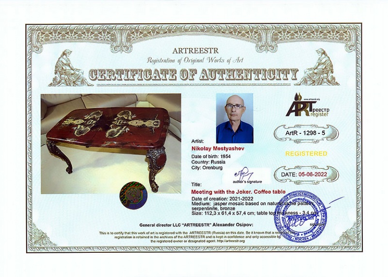 Meeting with the Joker Cofee table