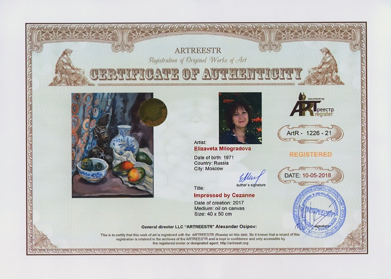  Impressed by Cezanne