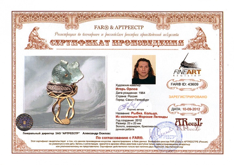 Рыбка. Кольцо