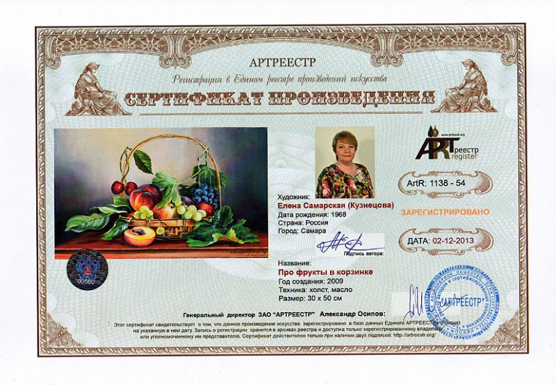 Про фрукты в корзинке