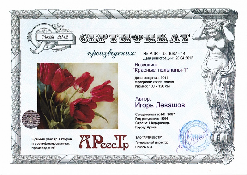 Красные тюльпаны 1