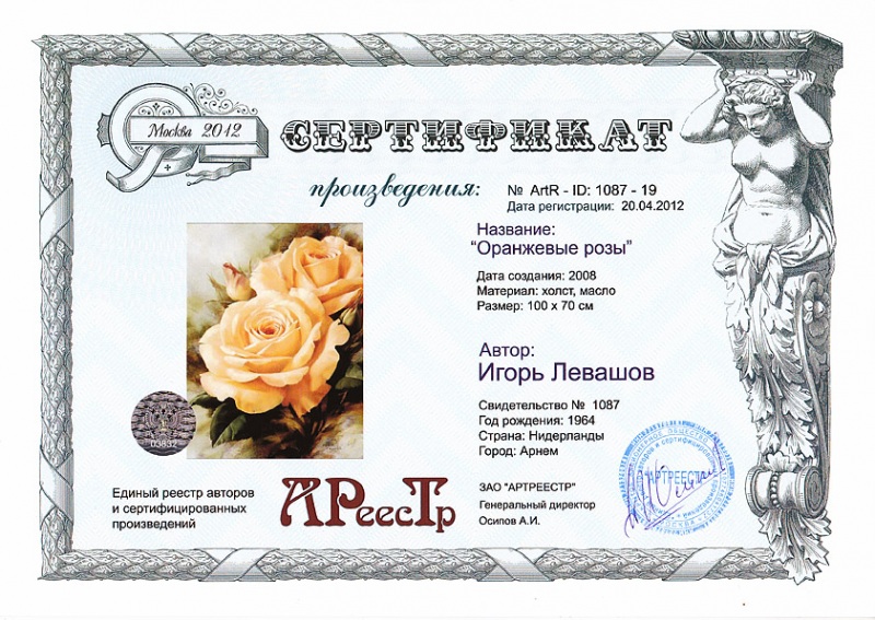 Оранжевые розы